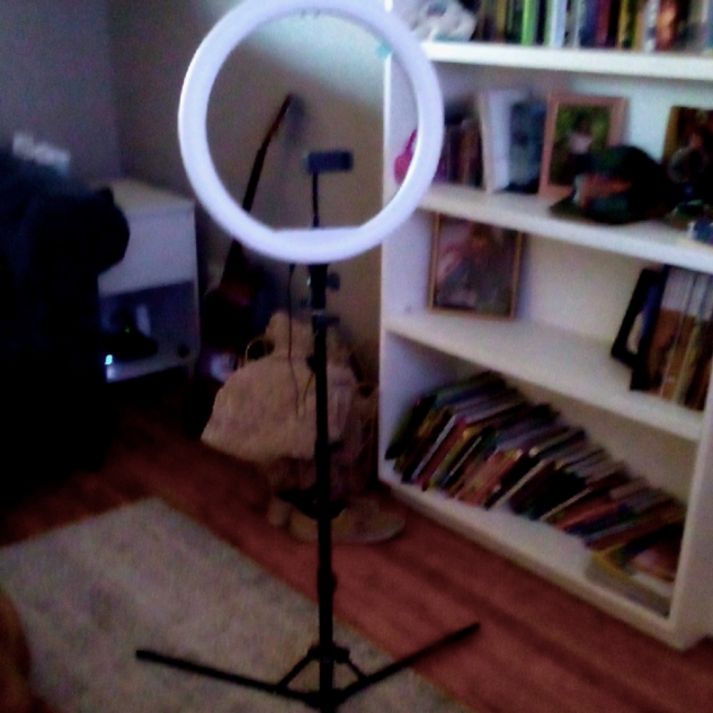 Adjustable LED Ring Light with Stand